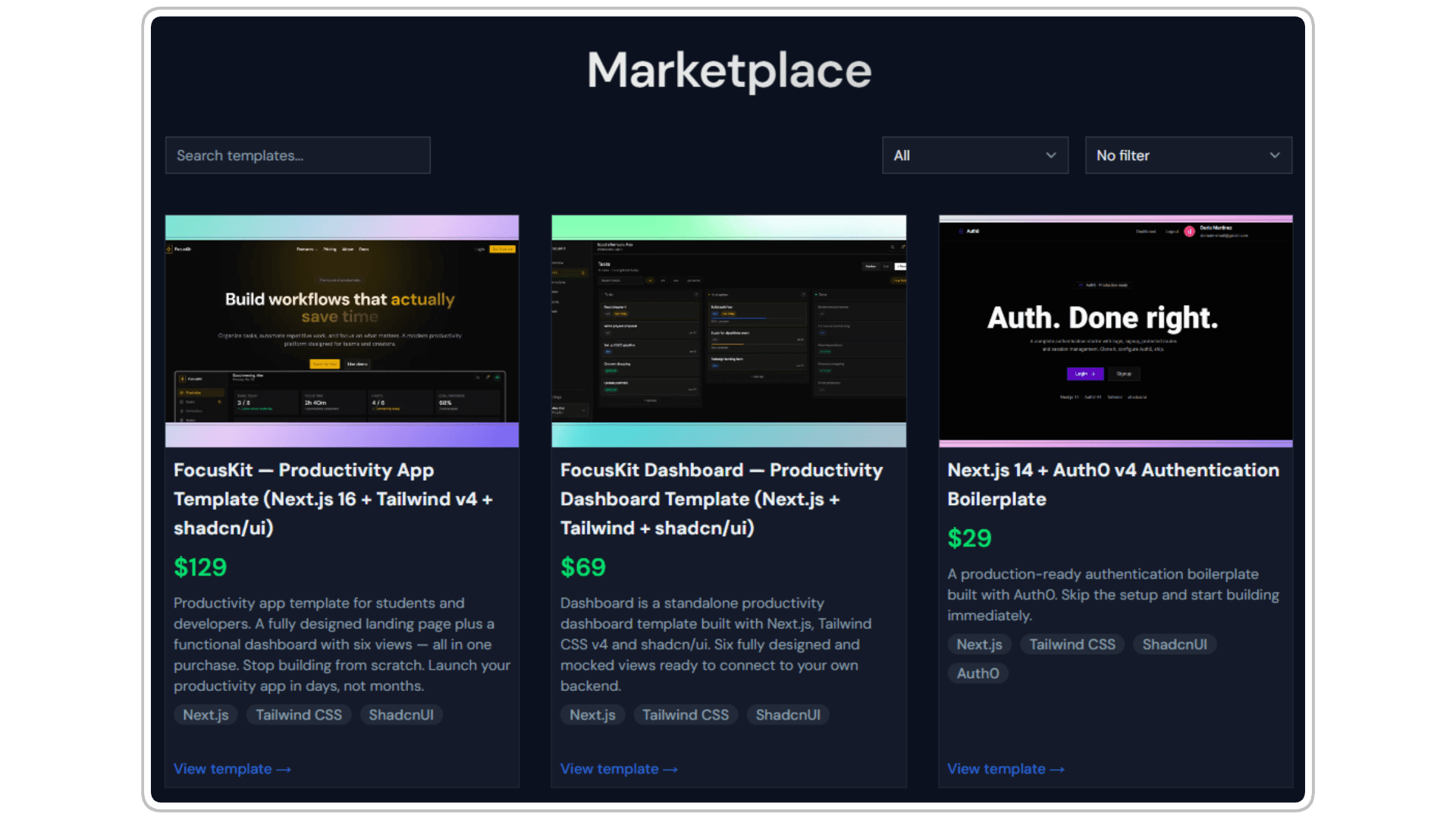 Mockup Marketplace preview