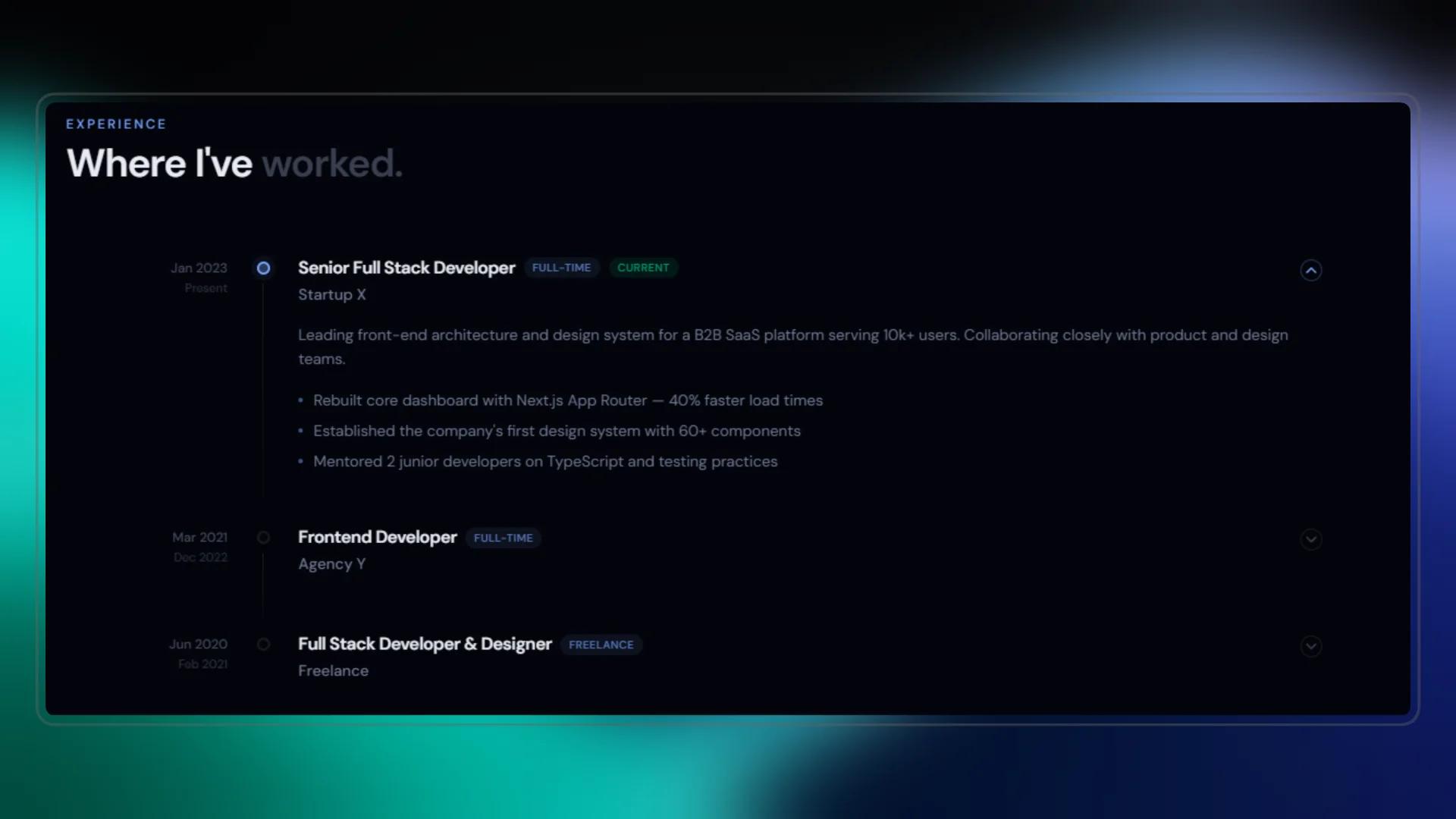 Image of DevPortfolio — Next.js Portfolio Template for Developers & Designers