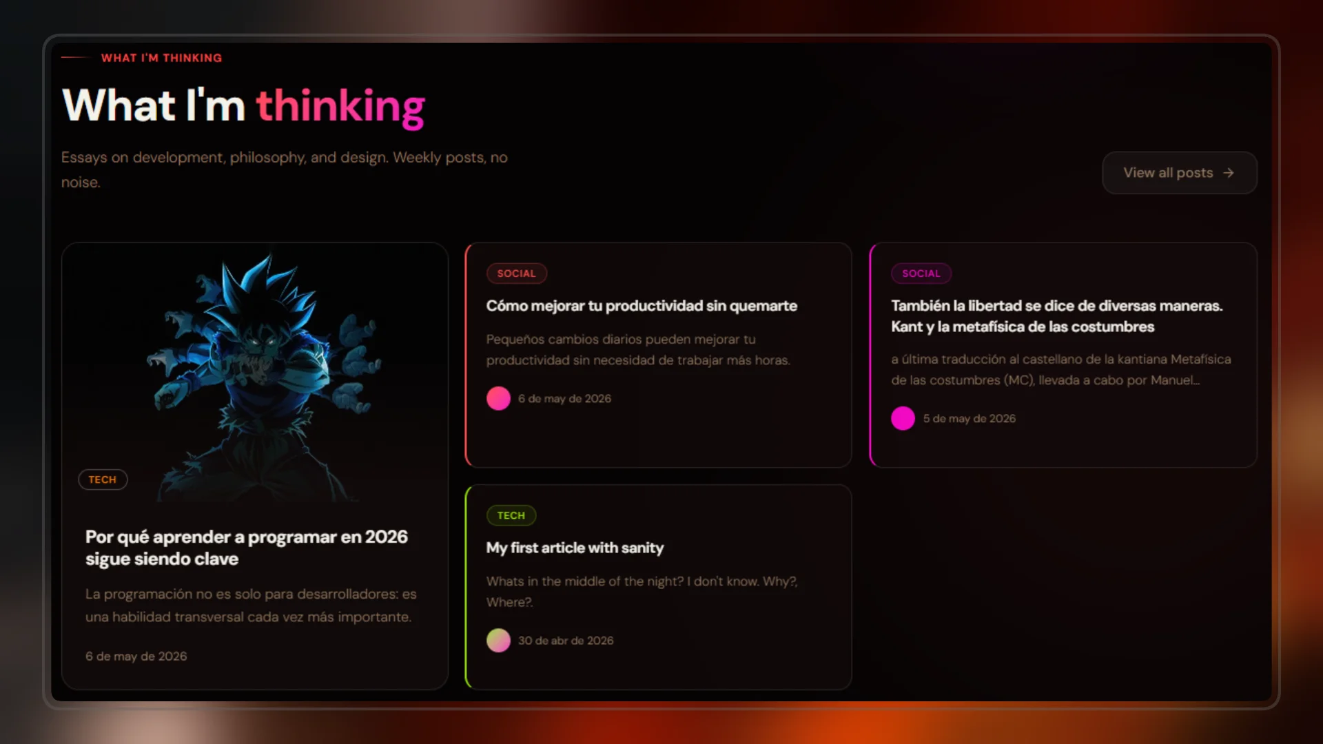 Image of BlogSite — Next.js 15 Blog Template with Sanity CMS