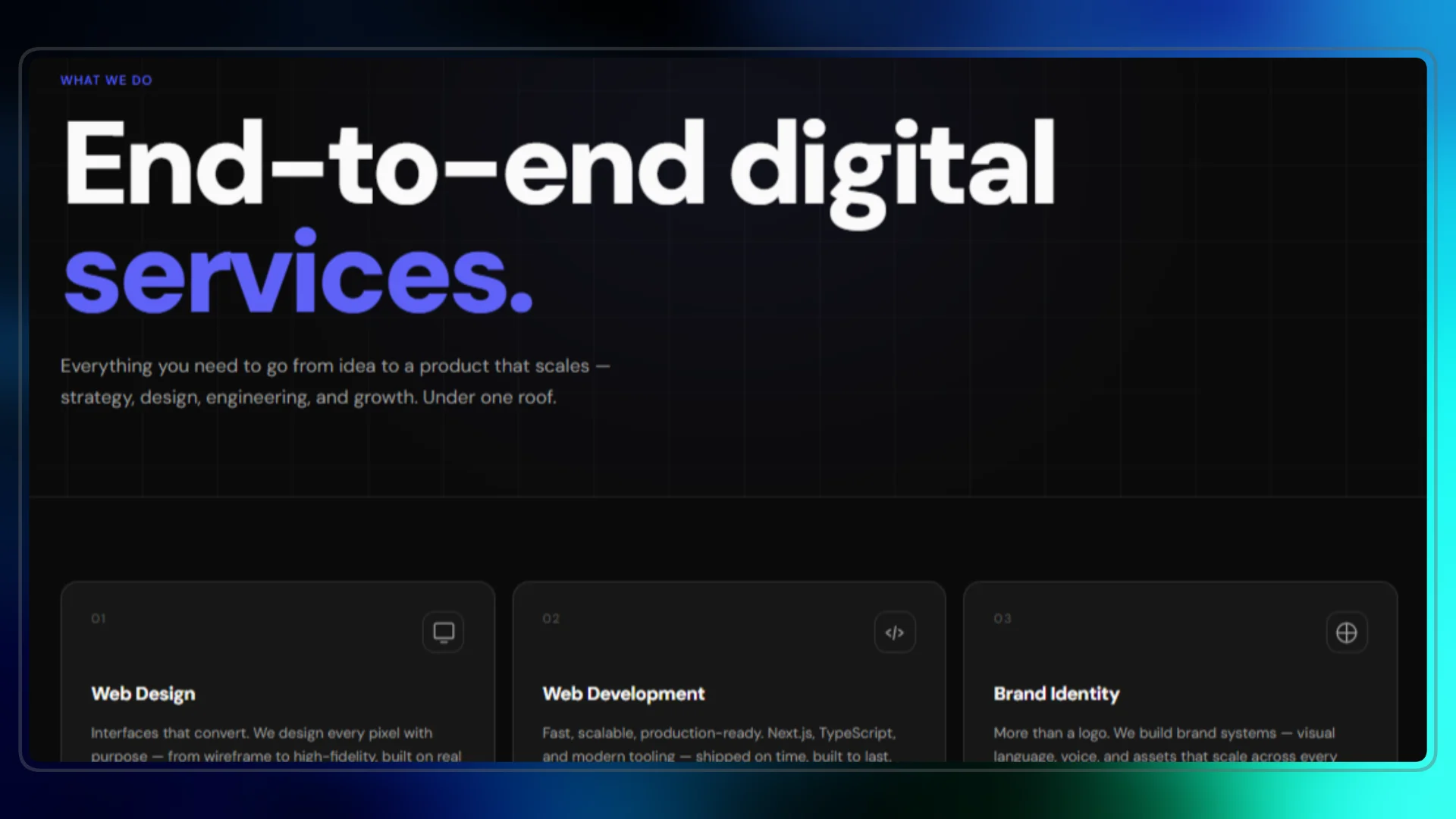 Image of Vekto Studio — Next.js Digital Agency Template